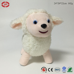 Plush White Cute Standing Sheep Animal Lamb Stuffed Soft Toy